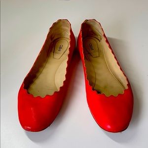 Chloe Scalloped Flats, SCORE